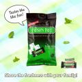 Indonesian Fresh'N Free RootMint Refreshing Candy – Available in 1, 2, 3, 4, 5, & 10 pouches with lower prices  Sugar-Free Mint Sweetlets, Cool Breath Freshener, Low Calorie, Long-Lasting RootMint Flavor, 100gm Pouch (100-Pack)keep your self cool now!". 