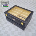 Smart Accessories 8 Slots and 16 Slots Grid Leather Eyeglass Sunglass Storage Box Fashion Frame Glass Storage Organizer Box. 