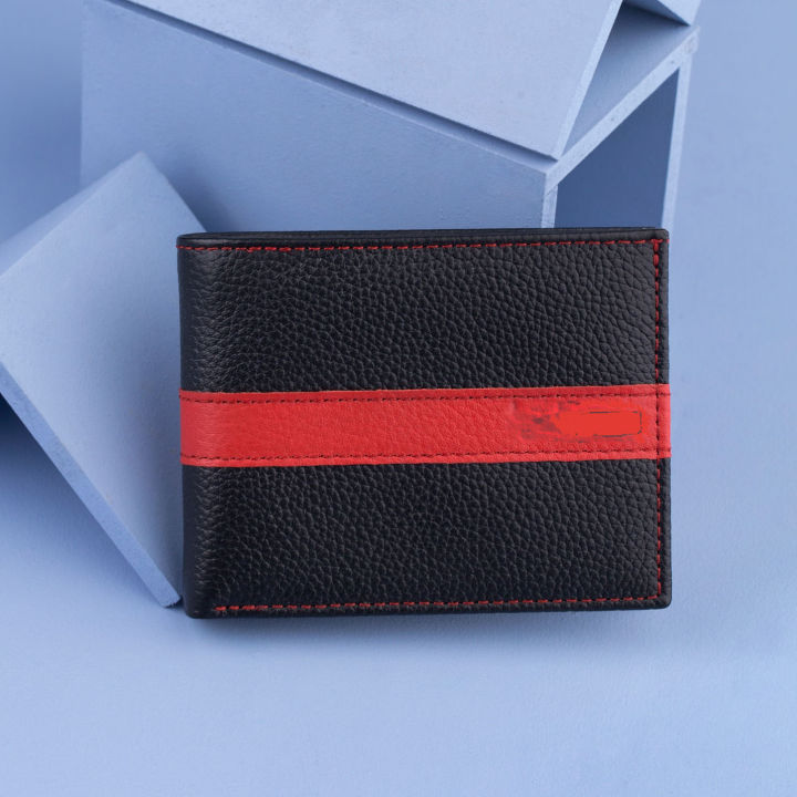 Mexico Flag Print Bifold Wallet For Men, Faux Leather, Credit Card Organizer