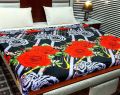 SUPER SOFT HIGH QUALITY DOUBLE BED FLEECE AC BLANKET - 3D Design KING SIZE SUMMER BLANKET - LUXURY FLEECE AC COMFORTER  BY THE ROYAL HOMES. 
