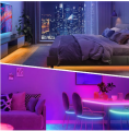 KSIPZE Led Strip Lights RGB Music Sync Color Changing,Bluetooth Led Lights with Smart App Control Remote,Led Lights for Bedroom Room Lighting Flexible Home Décor uk import a826. 