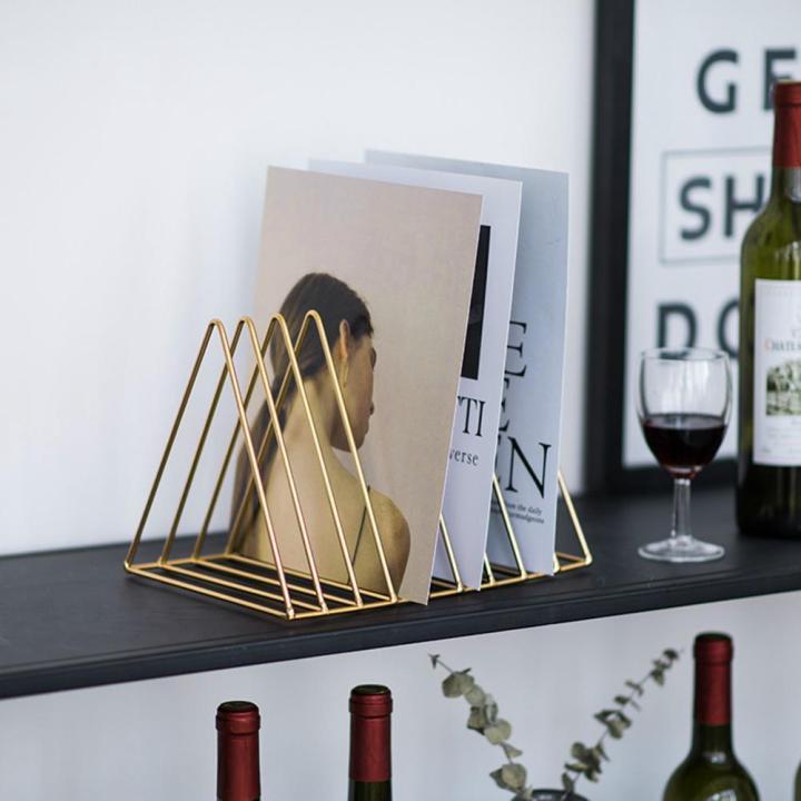 Triangle%20Book%20Rack%20Magazine%20Holder,%209%20Sections%20Iron%20Art%20Vintage%20Desktop%20File%20Organizer%20Bookshelf%20for%20Magazines,%20Books,%20Newspapers%20in%20Bathroom,%20Family%20Room,%20Office,%20Den%20-%20Image%208