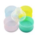 1PC 4/3 Layers Travel Snack Powder Baby Milk Storage Container for Milk Powder Milk Storage Container. 