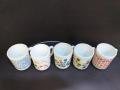 Marble Mugs - Set of 6 Pieces - Printed. 