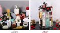 360° Rotating Makeup Organizer Stand - Acrylic. 