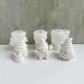 Candles Molds Flower Faceless Dwarf Aromatherapy Candle Silicone Mold Diy Handmade Bee Dwarfs Plaster Epoxy Resin Fondant Cake Molds Home Ornaments Silicone Mold. 