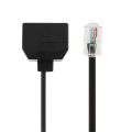 2pc 3.5mm Headset to Cisco Jack Female to Male RJ9 Plug Cable Cord. 