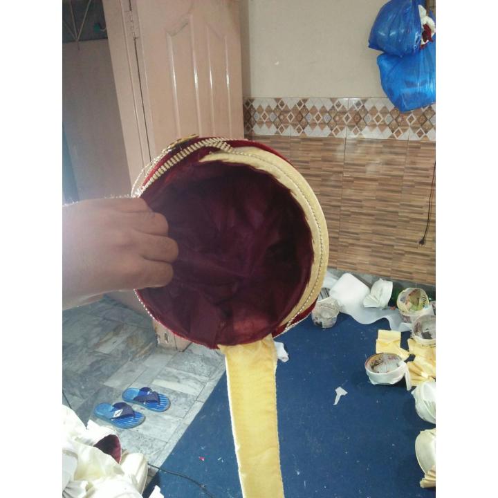 dulha cap/kulah/dulah pugh/shadi dulha pug