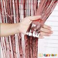 Rose Gold Birthday Decoration Set For Birthday Decorations Party, Birthday Celebration Kit, Set For Girls Women Mom - Balloons, Banner, Foil Curtain, Foil Balloon. 