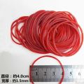 Natural Rubber Band 400g Red Color 40mm for Packing and Hair Banding. 