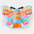 FunBlast Transparent Butterfly Gear Toys - B/O Musical Butterfly Toy with Sound & Flashing Lights, 360 Degree Rotating Electric Insects Toy for Kids, Boys, Girls, Light & Sound Toys for Kids. 