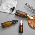 Brown Aromatherapy bottle Aromatherapy Empty Pipette Drop bottle Glass Massage dropper bottle for Spa Relaxation Wellness. 