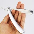 Silver Barber Classic Shaving Razor Blade Holder Pro Salon Men Stainless Steel Folding Manual Razor. 
