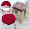 Plastic stool cover square chair cushion seat cover restaurant straps square plus cotton restaurant bench thickened. 