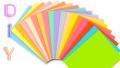 Color Paper 50 Sheets, Multi Colors - A4 Size. 