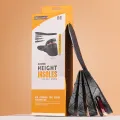 4 Layer 9 cm (3.54 inches) - Height Increasing Insoles Black Color 1 Pair Height Elevator Insoles For Men Women. 