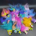 2Pc/5Pc/10Pcs/lot Traoolls Figures Poppy Branch Action Figure Toy Set New Movie Trolls Figurine Doll Animation Model Toys. 