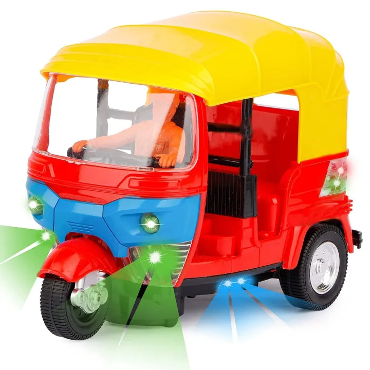 Cool Electric Tricycle Auto Rickshaw Toy for Kids | Daraz.pk