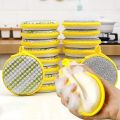 Double Side Dishwashing Sponge Dish Washing Brush Pan Pot Dish Wash Sponges Household Cleaning Kitchen Tools. 