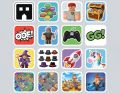 Roblox Game Icons Sticker OOF GG & Avatars Gamer Life App Icon Stickers Virtual World Unicorns & Battle Scenes Funny Gaming Sound & Text Decal laptop & mobile back cover Noob & Treasure Chest Blocky Universe Reward Sticker 2inchx2inch each size pack of 16. 