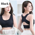 Flourish Front Open Bra for Saggy Breasts | Slim Fit Body Shaper & Comfortable Padded Bra for Women | Gym Training, Workout & Daily Wear Support Bra. 