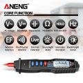 ANENG A3003 Digital Multimeter Pen Type Meter 4000 Counts Non Contact AC/DC Voltage Resistance Capacitance Hz Tester Tool. 