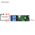 Wifi 2CH Switch Module Smart Home Automation Motor Switch 2 Channel Remote Control Relay AC 85-250V WiFi+RF. 