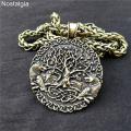 Wicca Tree Of Life Pendant Double Wolf Amulet Wiccan Talisman Pagan Jewlery Women Men Necklace Viking Jewelry Dropshipping 2020. 