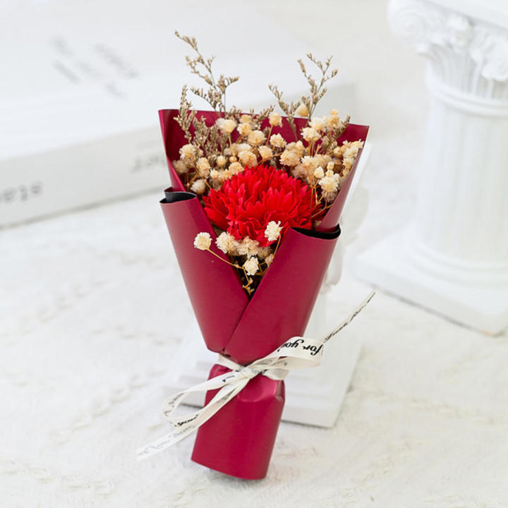 Gift for Friends Wedding Bouquet Home Decorations Rose Flower Bouquet Hands Wedding Party Gifts Soap Rose Bouquet Valentines Day