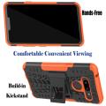【Miga Plaza】For Sony Xperia L1/E6/XP2/G3311/G3313 Casing,[Shockproof] Tough Rugged Dual Layer Protective Case Hybrid Kickstand Cover. 