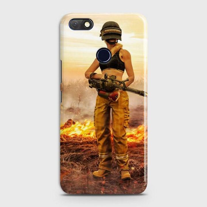 Infinix Note 5  Cover Pubg Player Accessories Hard Cover- Design 50 Case
