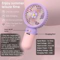 Mini Fan Rechargeable /Electric Portable Mini Desk Fan Mini Fans for School Kids - Rechargeable USB Battery - Small Fan with Adjustable Speed - Rechargeable Fan Versatile Usage. 