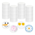 JDXHLAU 16 Pcs Foam Circles Polystyrene Foam Discs Cylinders Foam Crafts Round Foam White Block for DIY Arts Sculpture Modeling. 