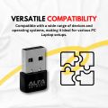 Wifi Alfa USB Adapter 300Mpbs - Strong Signal Quality Wireless Wifi Adapter Dongle Receiver Network LAN Card PC 300 Mbps Network Card / Gaming. 