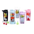 600ml Handle Portable BPA Free Custom Protein Shaker Bottles. 