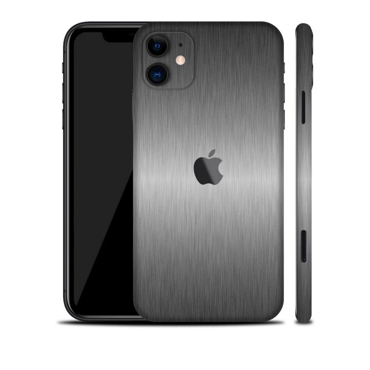BRUSHED TITANIUM SKIN/WRAP FOR iPHONE 11