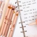 New ST Tip Capybara Neutral Pen 0.5mm Black Ink Press Type Ballpoint Pen Quick Drying School Supplies Signing Pen Student. 