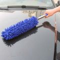 extendable Feather Duster Telescopic Retractable Pole Handle Magic electrostatic Microfiber Bendable Head telescoping Fan Wall Washable dusters for Cleaning. 