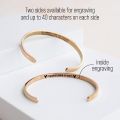 Customize Name Engrave Bangle  (PERFECT GIFT TO SEND YOUR FATHER , HUSBAND, WIFE , FIANCE OR ANY ONE). 