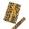 6 Pcs Leopard Wrapping Paper for Lover Animal Fur Texture Holiday Gift Paper Wedding 50X70cm. 