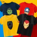 Pack Of 4 - Marvels Super Hero T-Shirts For Boys Girls & Kids. 