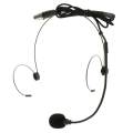 3 Pin XLR Wired Headset MIC Dual Ear Hook Unidirectional Microphone. 