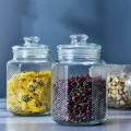 Glass Jar - 2200ml Big Size Tea Coffee & Grocery Jar - Food Storage Containers - Mason Jars - Jars for Kitchen - Sugar Container Pickle jar for Cookie with Airtight for Dried Masala - Kitchen & Dining Kitchen Storage & Accessories Kitchen Canisters & Jars. 