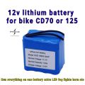 12V lithium battery for bike Battery for CD70 Battery for CG12 5Battery for CG125f CG125S Battery for GS150 Battery for YBR Dry battery for motorcycle 5Ah 10Ah 20Ah 25Ah 30Ah lithium ion battery 3S4P 18650 cell battery pack 12.6 volt 11.1 volt battery. 