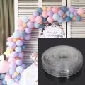Arch Tape Balloons 5 Meters Approx ( 160 holes ) For event Decorating Strip Connect Chain Balloon Plastic Tape Balloon inline Different From Regular Arch tape. 