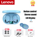 100% Quality+COD Lenovo E6S Earbuds Portable Bluetooth Earphones Wireless TWS Stereo Headset. 