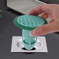 Silicone Floor Drain Cover Sewer Anti-odor Insect-proof Plug Sink Anti-blocking Filter Bath Hair Catcher Durable Cuttable For Home Hotel Kitchen Bathroom. 
