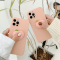 【Dislikelike】3D Toys Squishy Punky Peach Case For Samsung Galaxy A01 A12 A22 A31 A51 A52 A71 A72 A81 A91 Animals Soft Protective TPU Cover. 