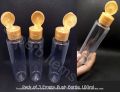 Hair Oil Bottles 100ml Transparent Bottle with Golden Cap/ Travel Bottles / Plastic Bottles for Oil, Sanitizer, Lotion, Handwash, Shampoo Bottle Empty / Refillable Bottle Empty Plastic Push Bottle. 