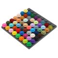 500pcs DIY Building Blocks 1x1 Round Plate MOC Pixel Art Kit Brick Bulk Compatible 4073 Anime Figure Enlighten Gift for Children. 